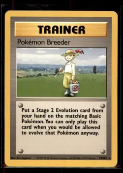 Pokemon Breeder Base Set Moderately played - Image 1