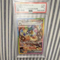 Flareon ex PSA 9 2025 Pokemon Sv: Prismatic Evolutions 146/131 Special Illustra… - Image 1