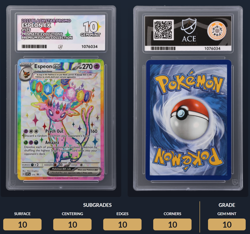 Pokemon TCG - Espeon Ex SVP 175 - ACE 10 Gem Mint - Perfect Subgrades - Image 3