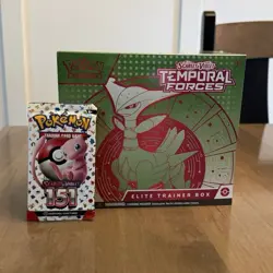 Pokemon TCG Scarlet & Violet Temporal Forces Elite Trainer Box 9 Packs English - Image 1