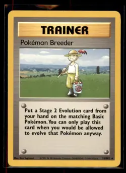 Pokemon Breeder Base Set Moderately played - Image 1