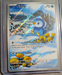 Pokemon Piplup 98/94 Phantasmal Flames Full Art - NM - Image 1