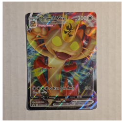 Pokemon Meowth VMAX SWSH005 Sword & Shield Promo Full Art Holo Near Mint - Image 1
