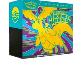 Factory Sealed POKEMON ASCENDED HEROES ETB POKEMON TCG ELITE TRAINER BOX G1N - Image 1