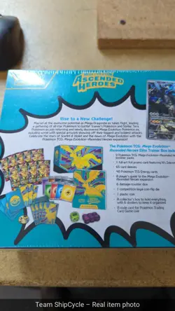 Factory Sealed POKEMON ASCENDED HEROES ETB POKEMON TCG ELITE TRAINER BOX G1N - Image 5