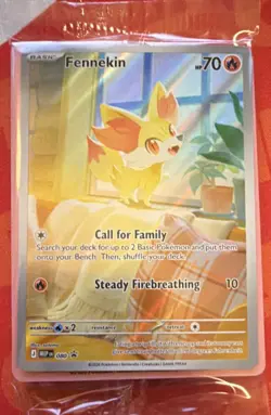 Chaos Rising Fennekin 080 Black Star Promo SEALED Pokemon - NM/M & SHIPS FAST! - Image 1