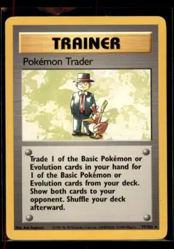 Pokemon Trader Base Set Moderately played - Image 1