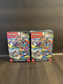 2 X Pokemon Mega Evolution Phantasmal Flames Booster Bundle (6 Packs) Sealed🚚 - Image 1