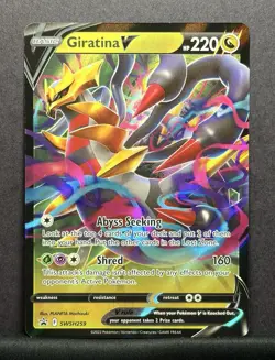 Giratina V SWSH259 - Sword & Shield Black Star Promo - Full Art Holo Pokemon - Image 1