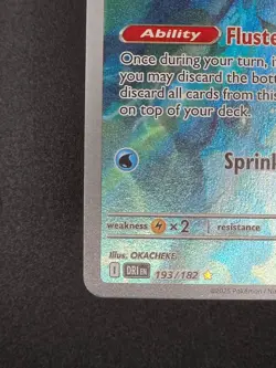 ✨ Pokemon Misty's Psyduck 193/182 IR Destined Rivals LP (Whitening on back) - Image 4
