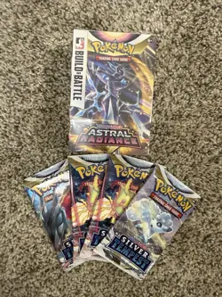 Astral Radiance Build and Battle Pokemon TCG Sealed And 4 Silver tempest Packs - Image 1