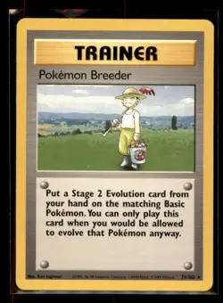 Pokemon Breeder Base Set Moderately played - Image 1