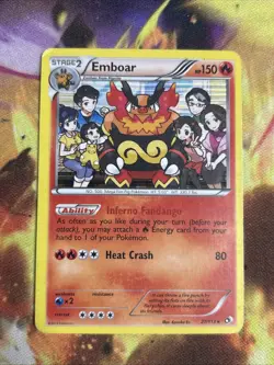 Emboar 27/113 Legendary Treasures Holo Rare Pokemon ✨🔥SHIPS FAST 💨 HP ✨ - Image 1