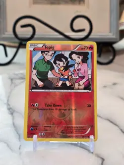 Pokemon TCG Tepig 25/113 Legendary Treasures Reverse Holo HP - Image 1