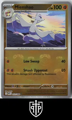 Pokemon - Mienshao 053/086 White Flare - Masterball Reverse Holo - NM - Image 1