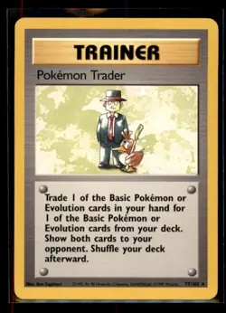 Pokemon Trader Base Set Moderately played - Image 1