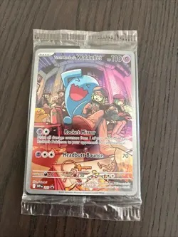 Team Rocket's Wobbuffet 203 Pokemon Sealed Scarlet & Violet Promo Holo Promo - Image 1