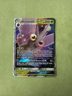 Pokemon Venomoth GX 12/214 Sm-Unbroken Bonds Ultra Rare Holo 200 HP - Image 1