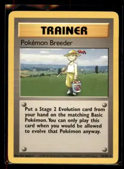 Pokemon Breeder Base Set Moderately played - Image 1