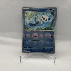 Oshawott (Master Ball Pattern) 021/086 Sv: White Flare Holo Pokemon TCG - Image 1