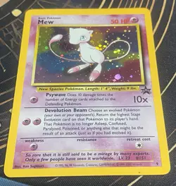 Mew 2000 Pokemon Black Star Promo Holo #09/53 - HP Heavily Played - Image 5
