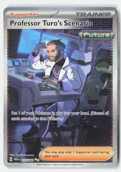 Professor Turo's Scenario 257/182 Paradox Rift Pokemon Holo LP Atsushi Furusawa - Image 1