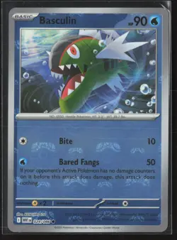Basculin (Master Ball Pattern) 024/086 Common White Flare Pokemon Near Mint - Image 1