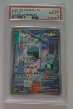 Eiscue 205 Illustration Rare Paldea Evolved 205/193 Pokemon PSA 10 Gem Mint - Image 1