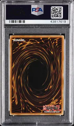 2002 YU-GI-OH! STARTER DECK: YUGI #006 DARK MAGICIAN PSA 8 - Image 2
