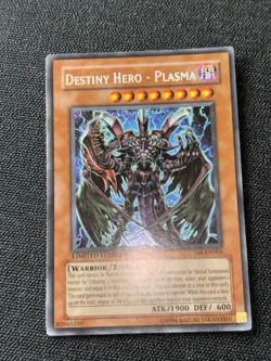 CT04-EN003 Destiny HERO Plasma Secret Rare Collector’s Tin 4 Yugioh VLP - Image 1