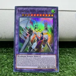 Elemental HERO Cosmo Neos SAST-EN036 Super Rare Unlimited Savage Strike LP - Image 1