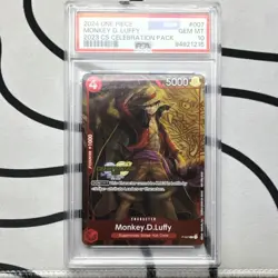 Namco One Piece Monkey.D.Luffy P-007 PSA 10 CS Celebration Foil Promo Card 2024 - Image 1