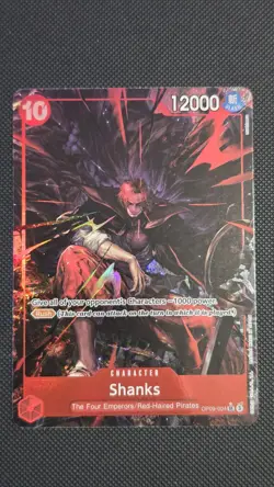 One Piece Shanks OP09-004 SR Alt Art (English) Emperors in the New World - Image 1