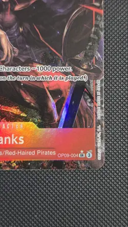 One Piece Shanks OP09-004 SR Alt Art (English) Emperors in the New World - Image 3