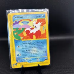 Delibird 49/144 Skyridge Non-Holo Pokemon TCG NM - Image 1