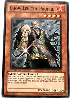 YuGiOh! - Chow Len the Prophet - ORCS-EN032 - 1st Edition - Common - Image 1