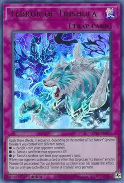 GFTP-EN127 Terror of Trishula 1st Edition Ultra Rare Near Mint YuGiOh TCG - Image 1