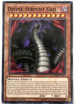 YuGiOh! - Divine Serpent Geh - CYHO-EN092 - 1st Edition - Common - Image 1