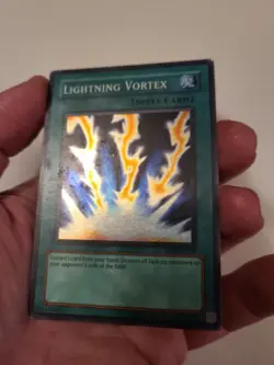 Lightning Vortex DR3-EN160 Unlimited Super Rare + Dimensional Prison 1st Ed - Image 2