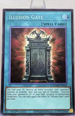 Konami Yu-Gi-Oh! Illusion Gate Maze of Muertos MZMU-EN023 1st Ed Holo - Image 1