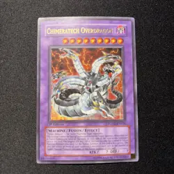 Yu-Gi-Oh! Chimeratech Overdragon POTD-IT034 Ultimate Rare 1st Edition NM - Image 1