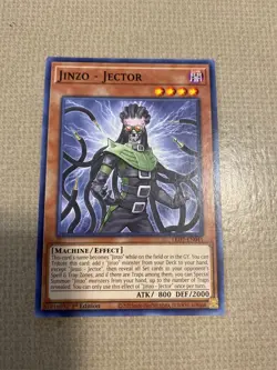 Yu-Gi-Oh! jinzo - jector mint common 1st ed LED-EN041 - Image 1
