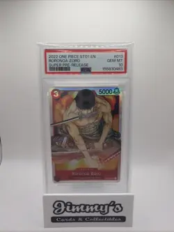 Roronoa Zoro ST01-013 Super Pre-Release Starter Deck 1: Straw Hat Crew Foil - Image 1