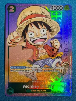 Monkey.D.Luffy #P-037 (Gen Con 2023 Foil) "Chibi Luffy" One Piece Promotion Card - Image 1