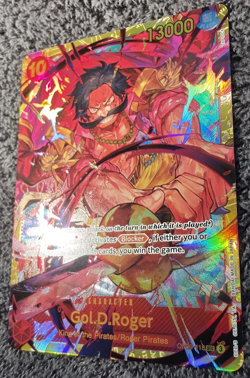 Bandai One Piece CCG Gol.D.Roger OP09-118 Secret Rare 13000 Power Foil Rush - Image 3