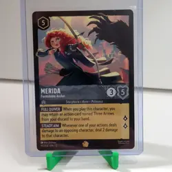 Disney Lorcana TCG Merida - Formidable Archer 191/204 Brave EN - Image 1