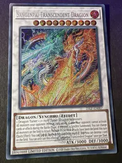 Yugioh! Sangenpai Transcendent Dragion - LEDE-EN040 - Super Rare - 1st Edition N - Image 1