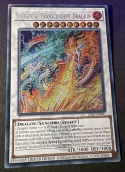 Yugioh! Sangenpai Transcendent Dragion - LEDE-EN040 - Super Rare - 1st Edition N - Image 2