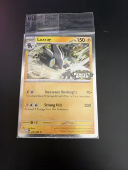 Luxray Perfect Order Stamped Promo Card Sealed - Image 1