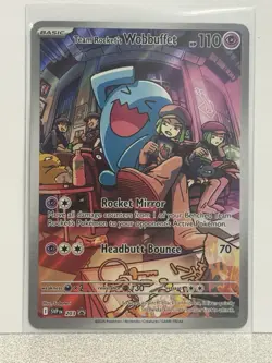 Team Rocket's Wobbuffet 203 Sv: Scarlet & Violet Promo Cards Holo - Image 1